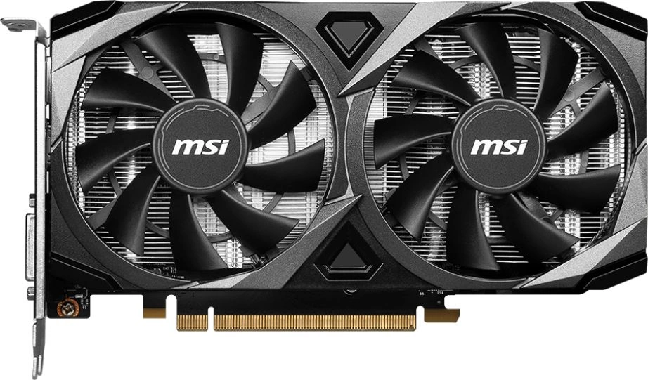 Видеокарта MSI RTX 3050 VENTUS 2X XS 8G OC GeForce RTX 3050 8Gb 128bit GDDR6 1807/14000 DVIx1 HDMIx1 DPx1 HDCP Ret